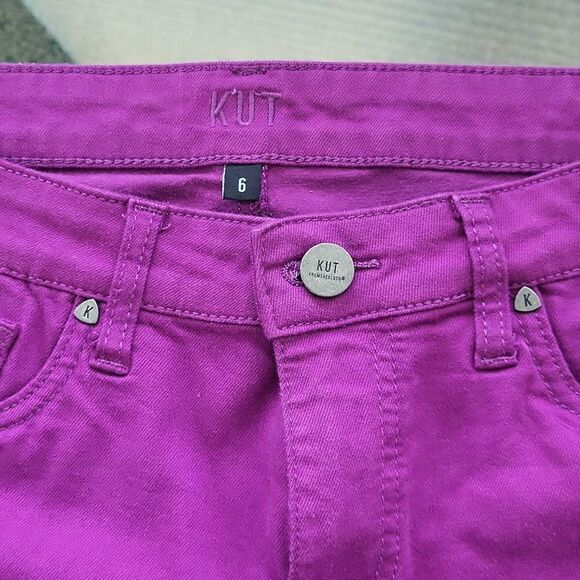 Kut From The Kloth Cassandra Split Hem Capri Skinny Jean - Picture 2 of 7